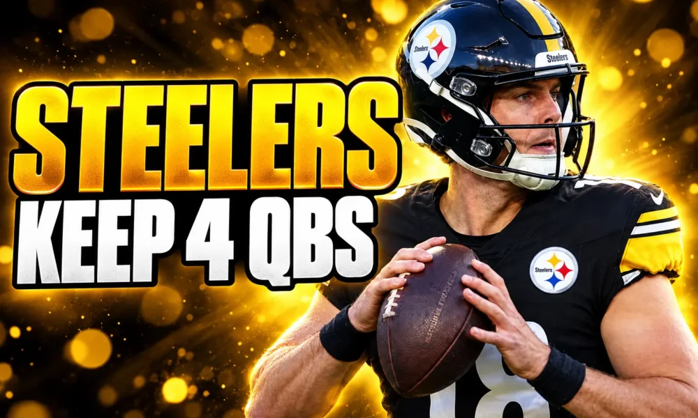 Steelers keep four QBs Rodgers Rudolph Howard Allar