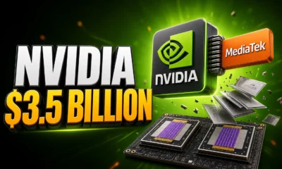 Nvidia $3.5 billion MediaTek convertible bonds NVLink Fusion
