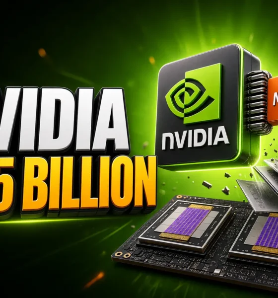 Nvidia $3.5 billion MediaTek convertible bonds NVLink Fusion
