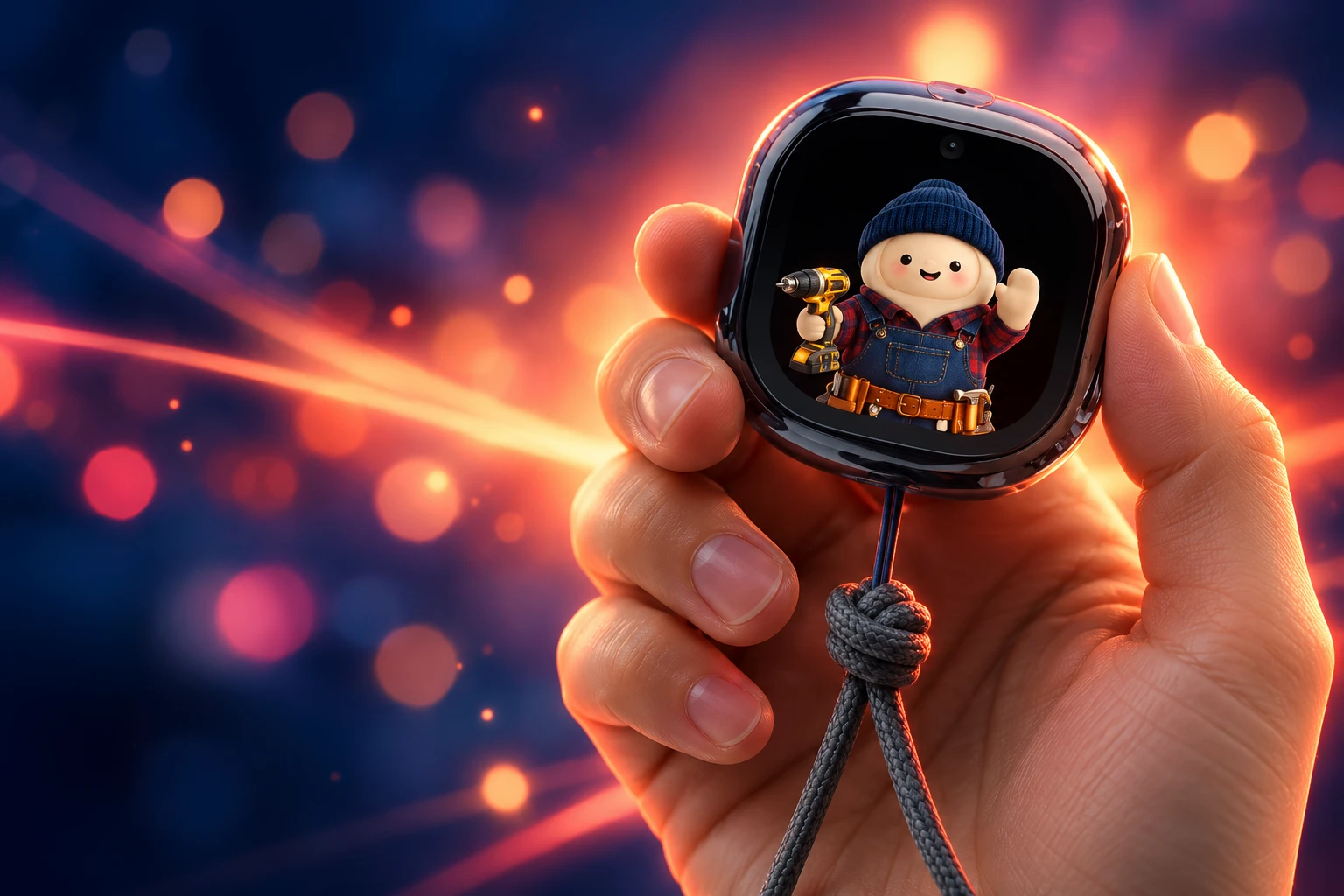 Meta Muse Charm AI agent keychain mascot