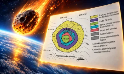 Ames crater younger than Ordovician debris ring