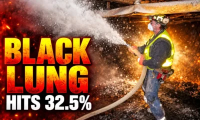 black lung silica dust Appalachian coal miners rate