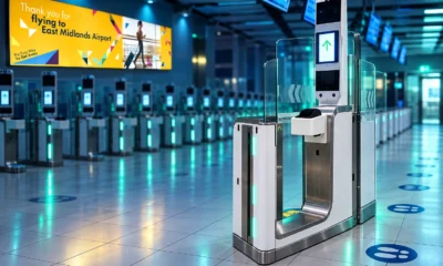 East Midlands Airport contactless eGates for British citizens