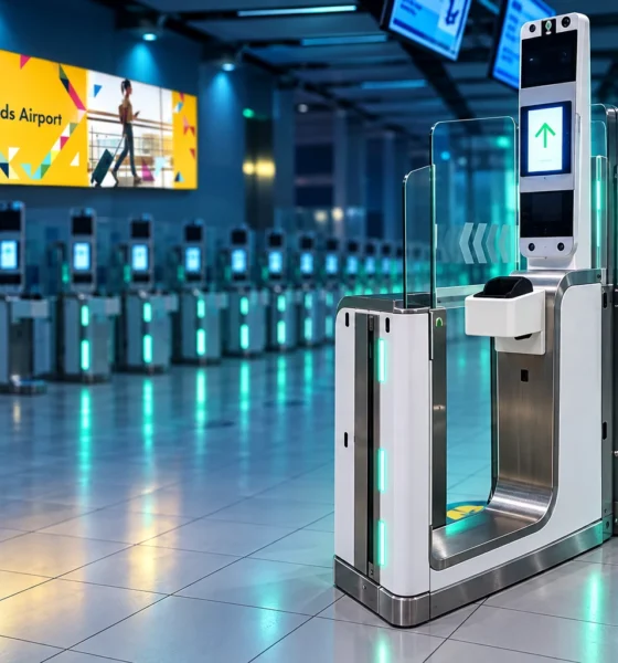 East Midlands Airport contactless eGates for British citizens