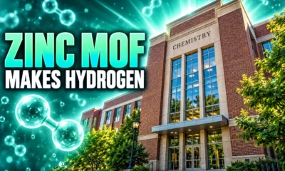 Oregon State BVR-19-Zn sunlight hydrogen photocatalyst MOF